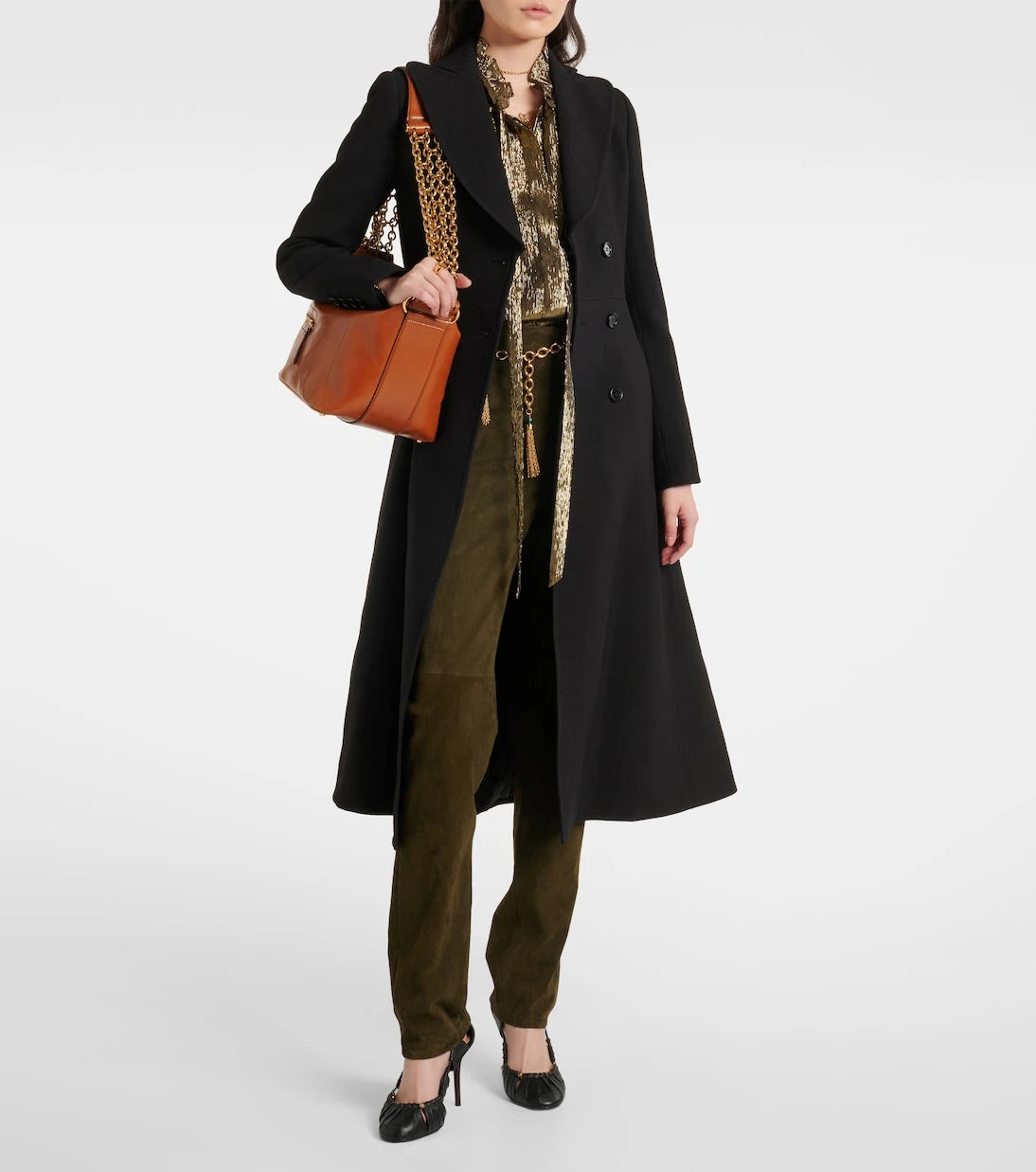 Chloé - Suede slim pants