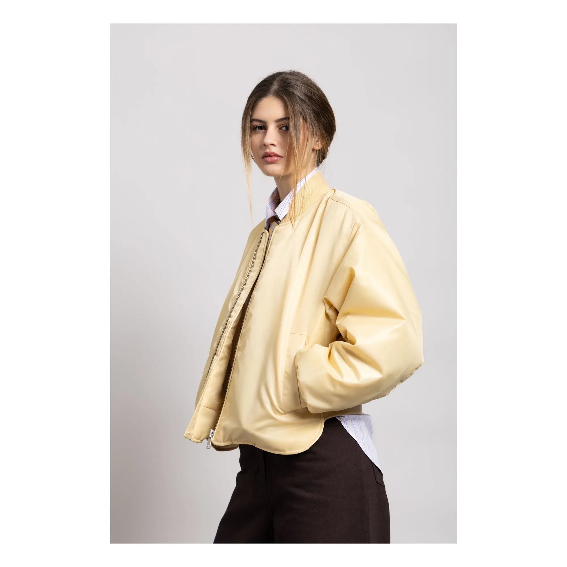 Smallable Woman - Bomber Court Solstice | Pale yellow