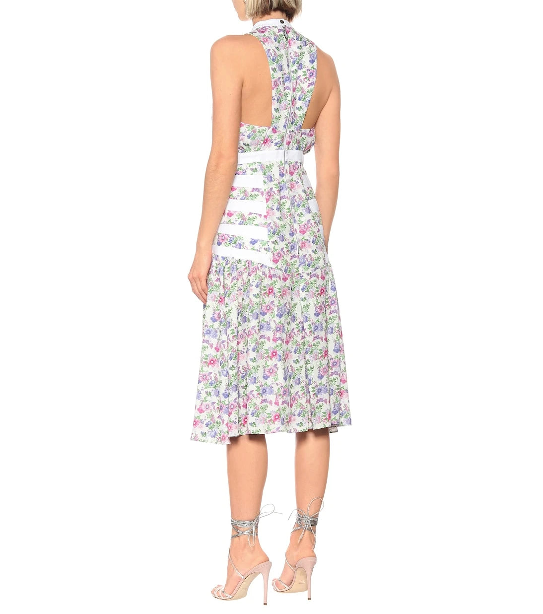 Rabanne - Floral halterneck midi dress