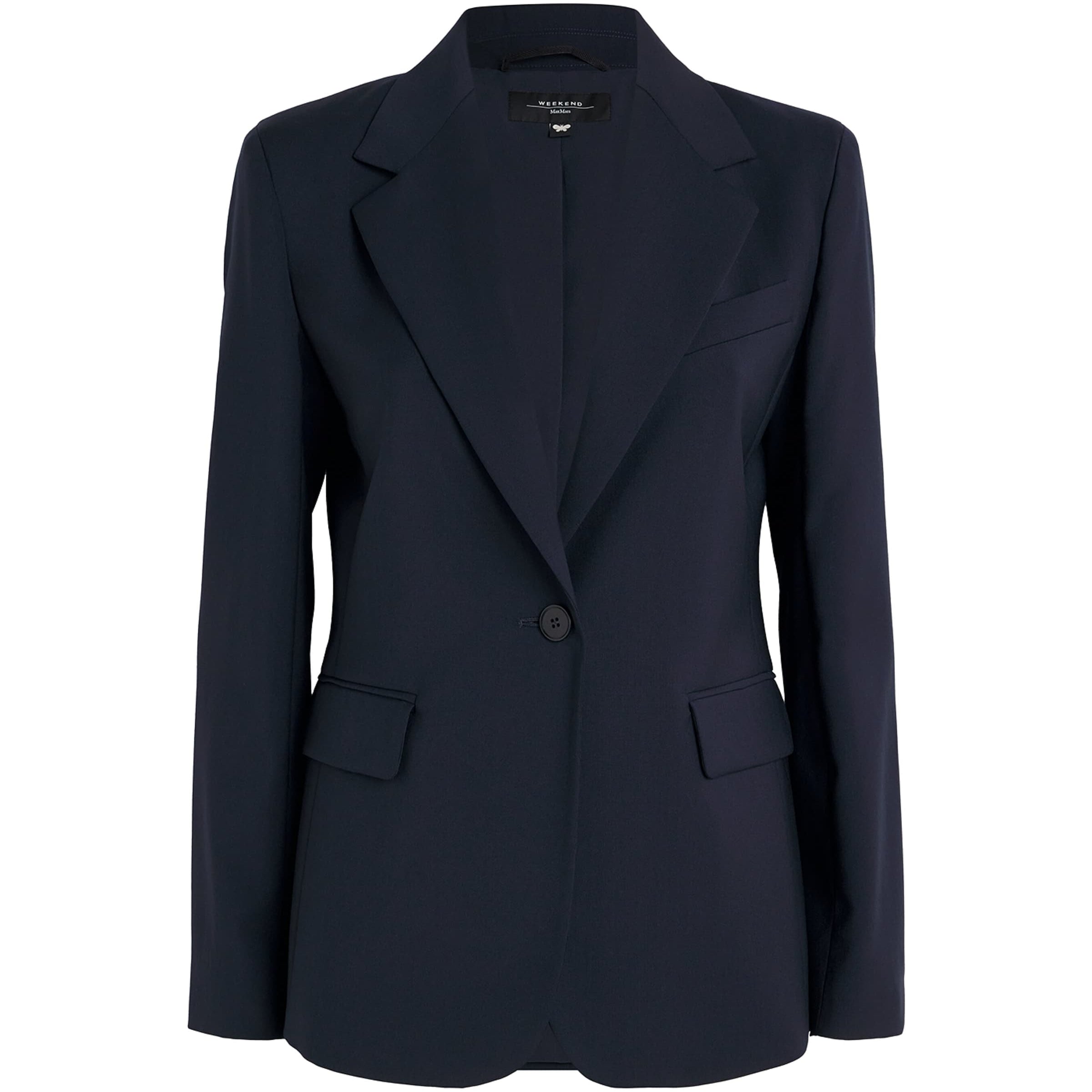 Blue Virgin Wool Blazer