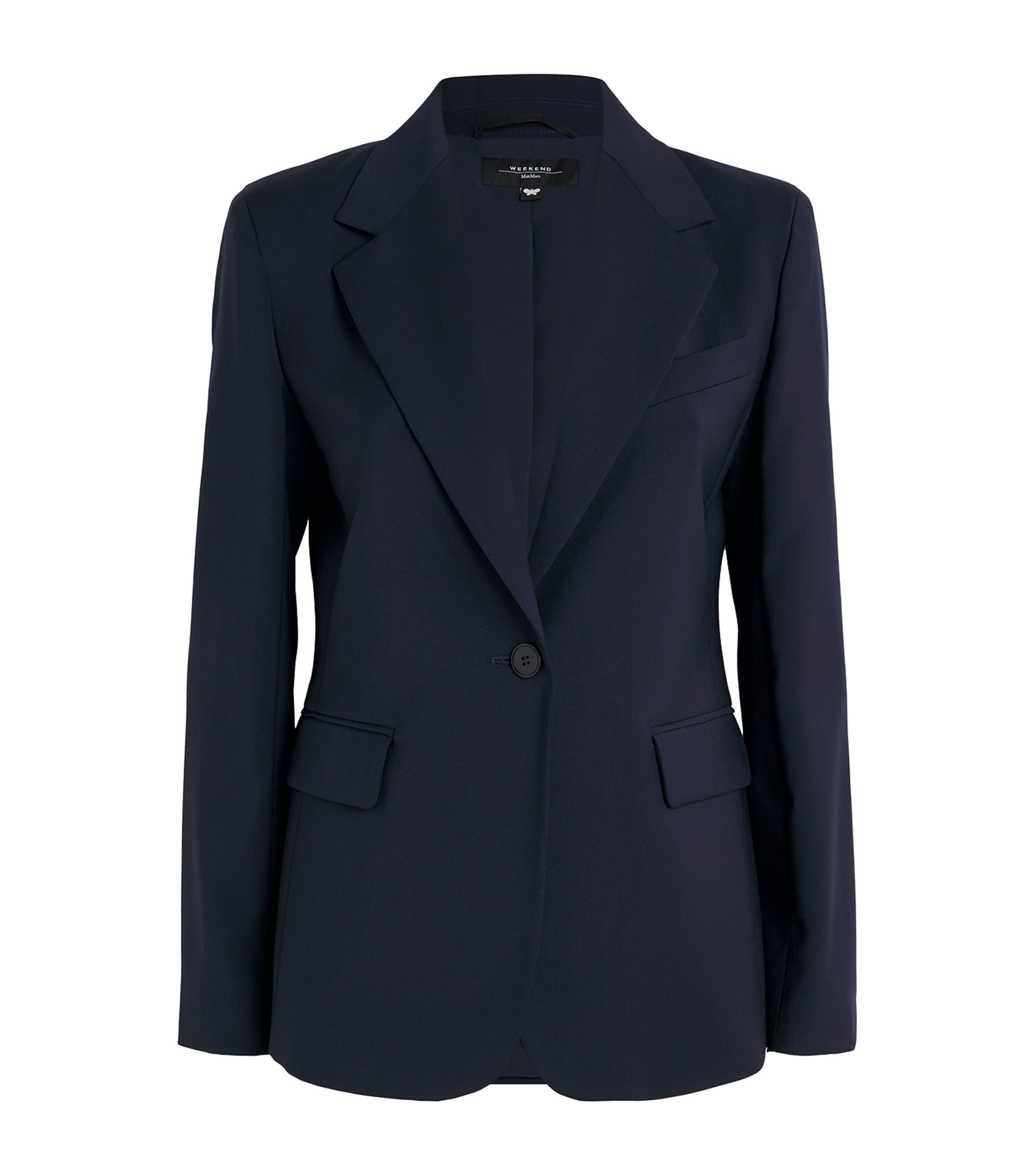 Blue Virgin Wool Blazer
