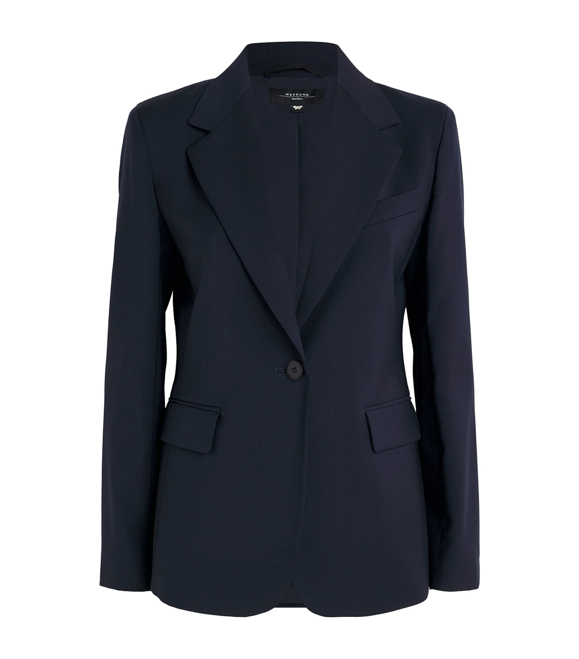 Blue Virgin Wool Blazer