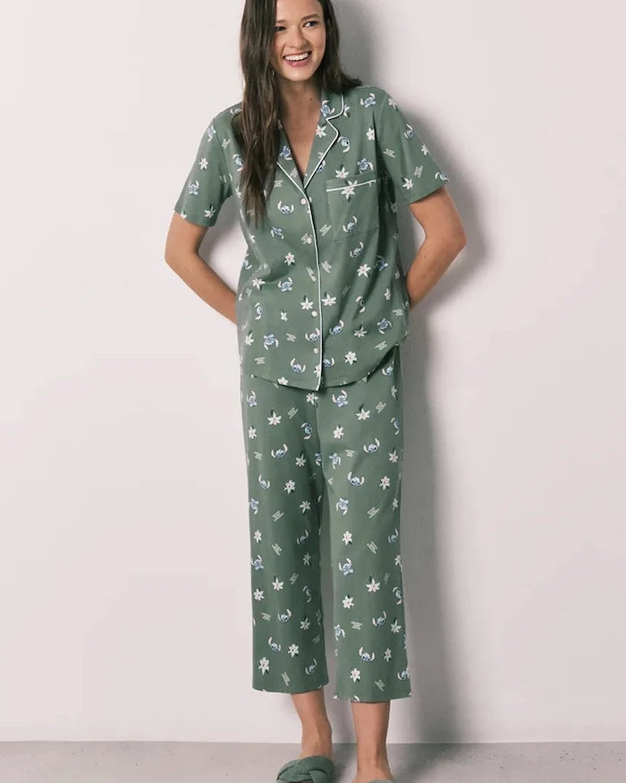 women'secret kadın pamuklu iki parçalı pijama
