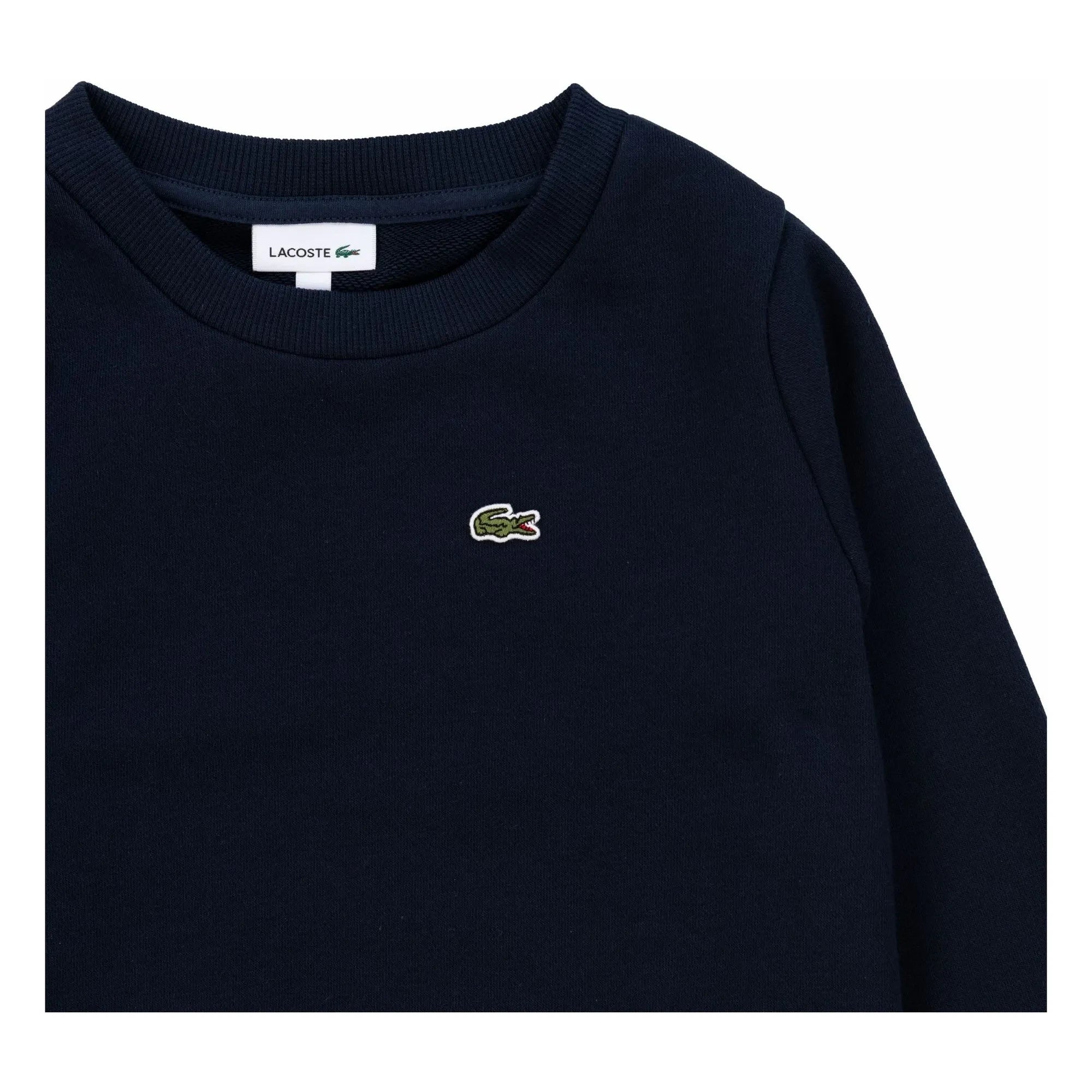 Lacoste - Organic Cotton Logo Sponge Sweat | Navy blue