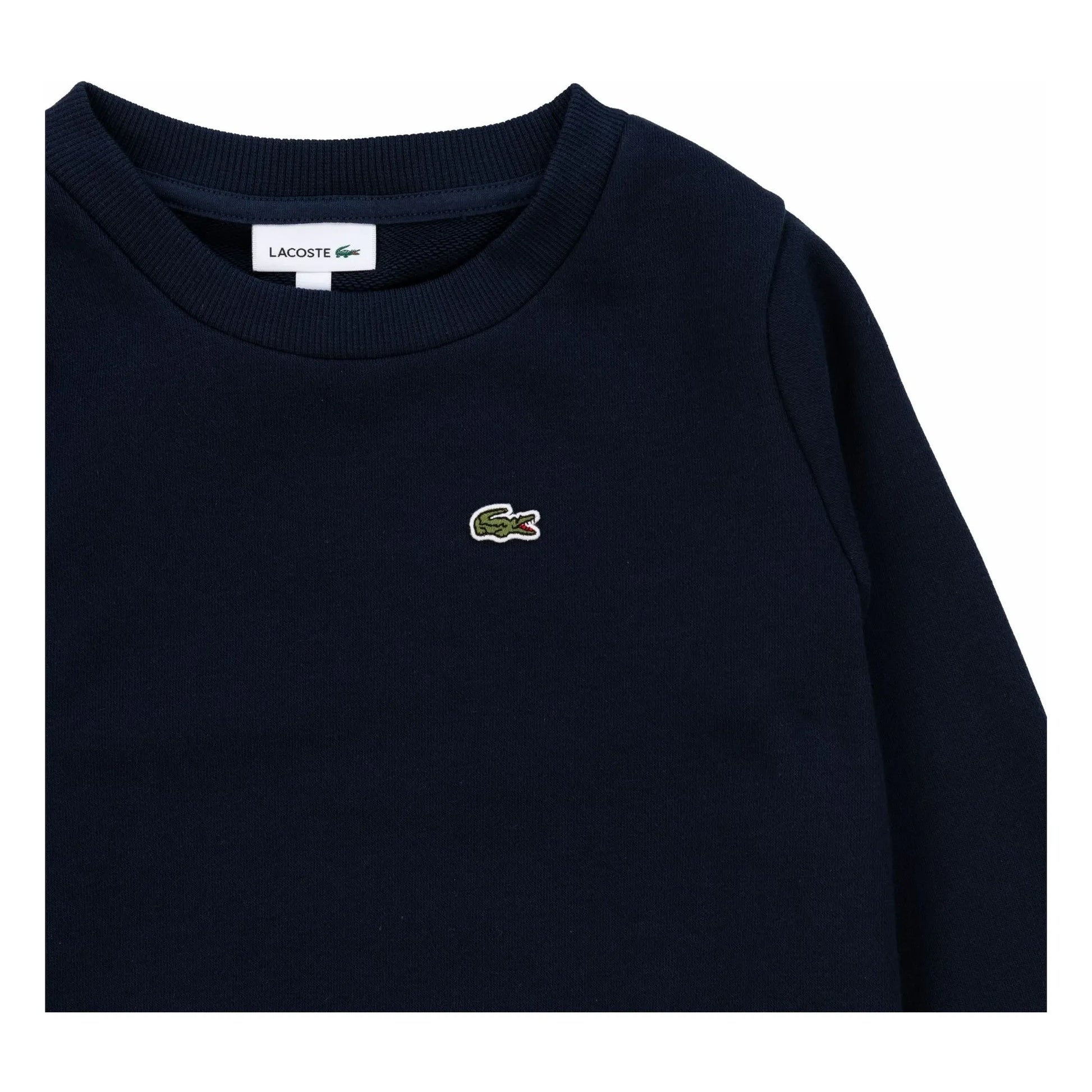 Lacoste - Organic Cotton Logo Sponge Sweat | Navy blue
