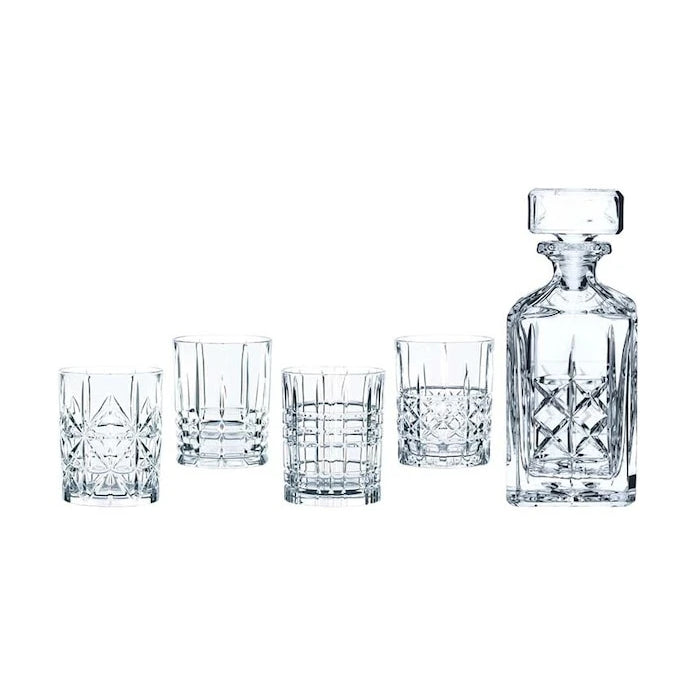 Nachtmann Highland Whisky Karaf ve Bardak Seti 4x345 / 750 ml (5 Parça)