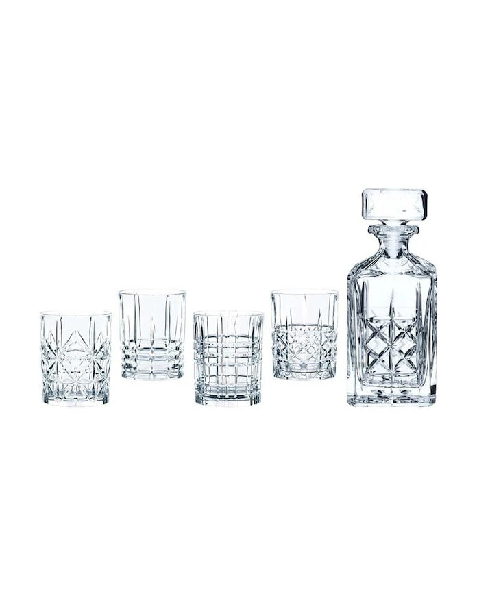 Комплект гарафа и чаши Nachtmann Highland Whisky 4x345 / 750 ml (5 броя)