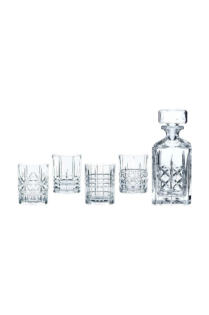 Nachtmann Highland Whisky Karaf ve Bardak Seti 4x345 / 750 ml (5 Parça)