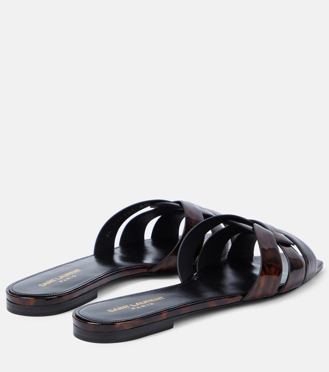Saint Laurent - Tribute 05 leopard-print leather flats