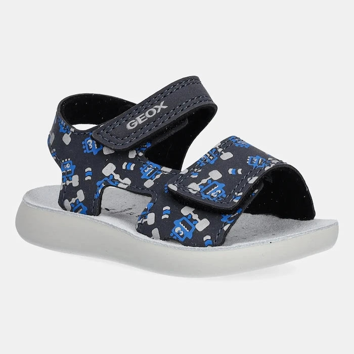 Детски сандали от кожа Geox SANDAL LIGHTFLOPPY