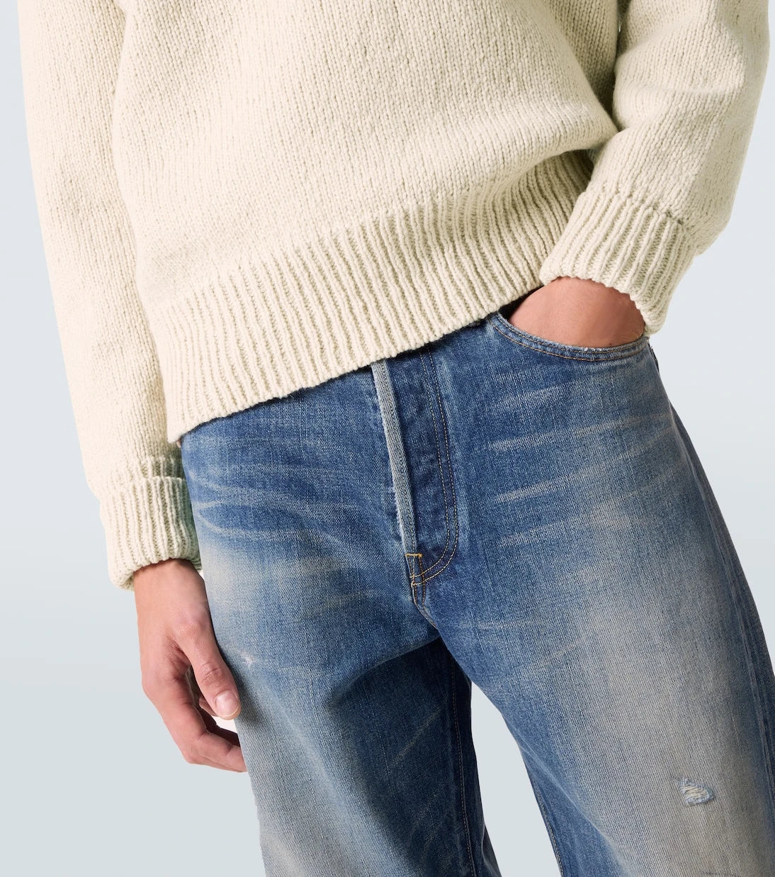 Visvim - سترة صوف وكشمير كوليج