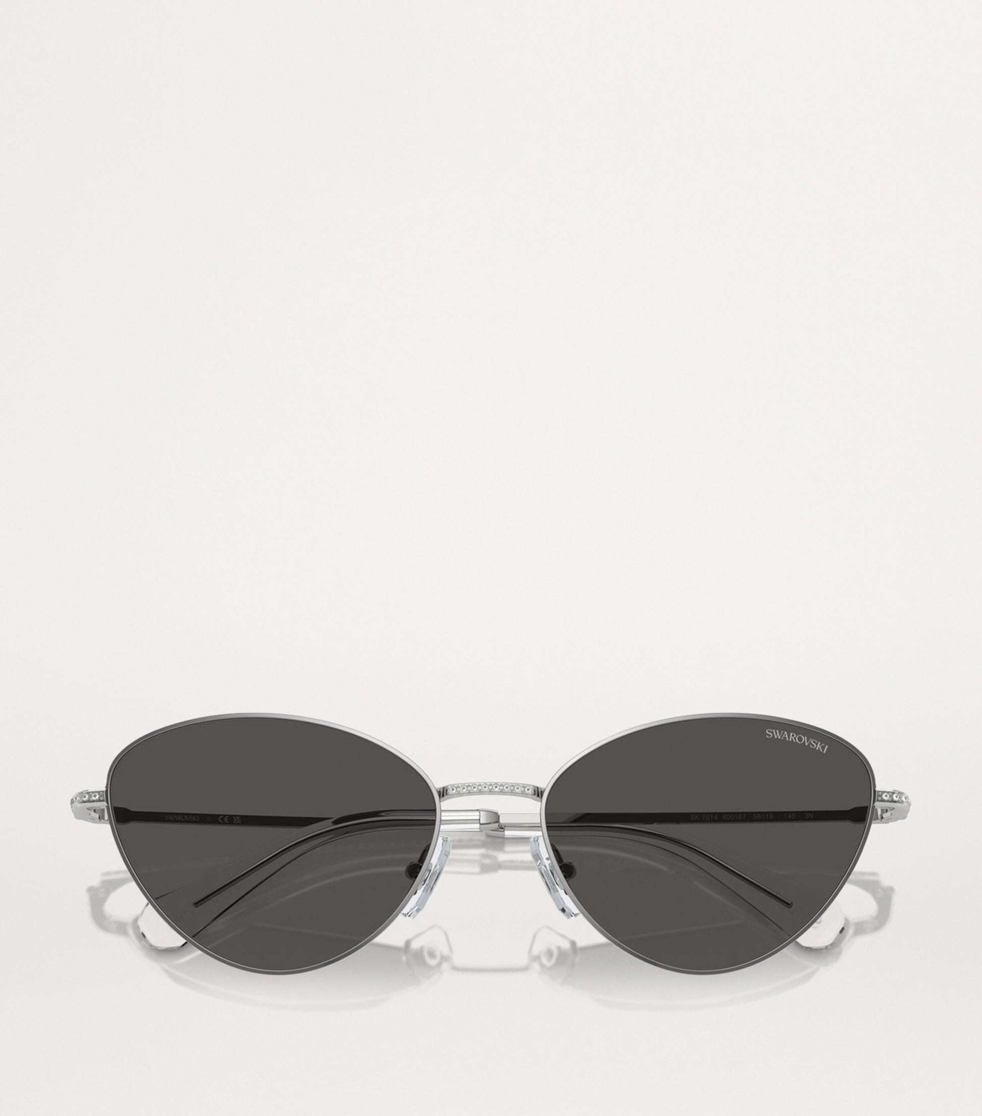 Swarovski Silver Metal SK7014 Sunglasses
