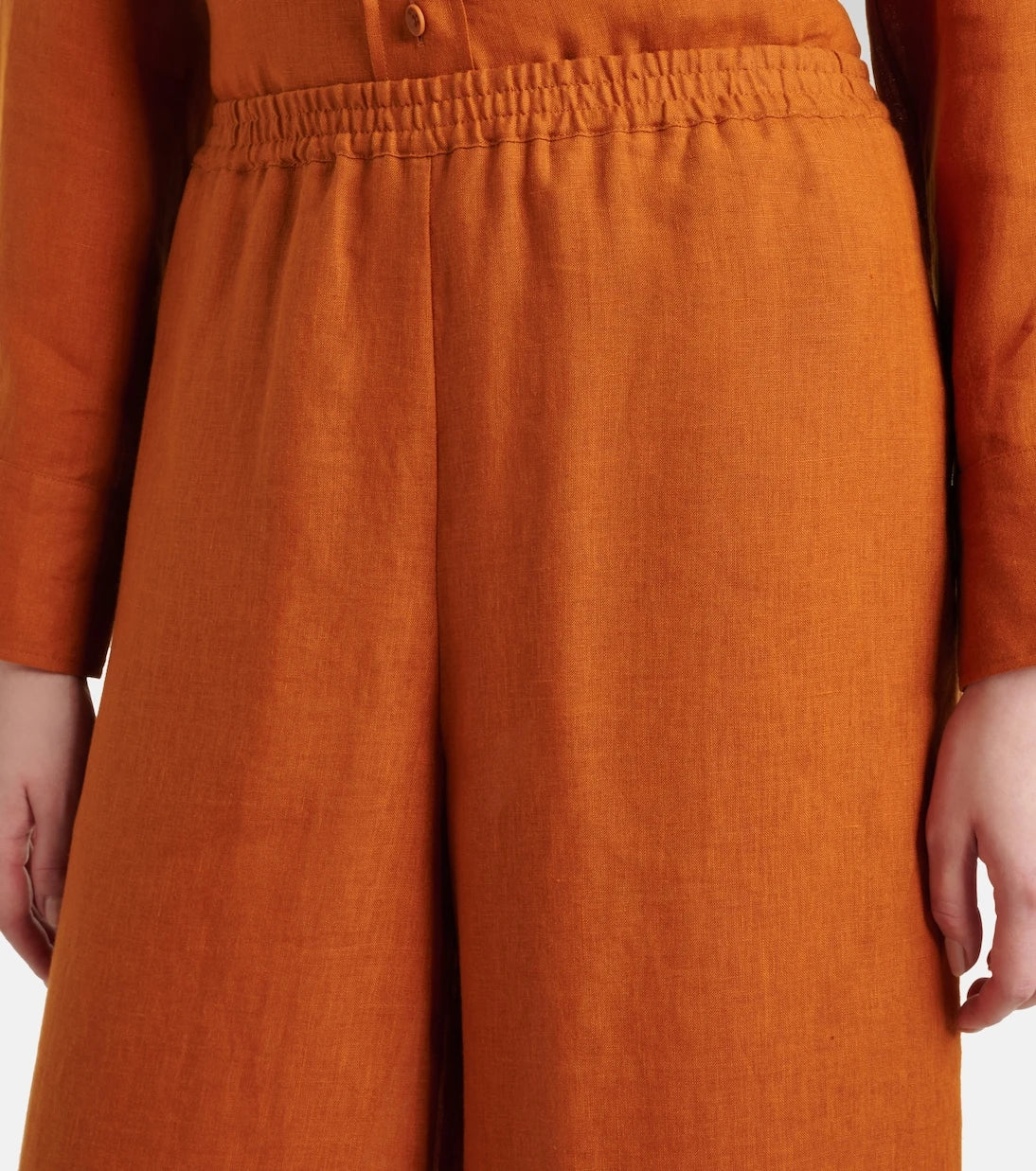 Eres - Select linen wide-leg pants