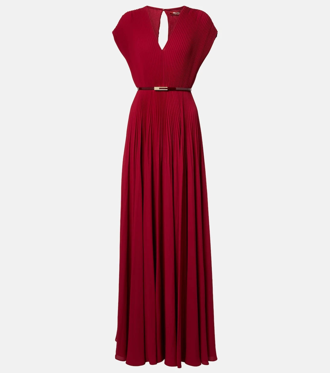 Max Mara - Elegante plissé georgette gown