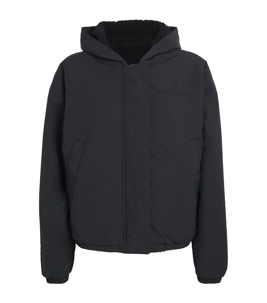 Canada Goose Black Reversible Alberni Bomber Jacket