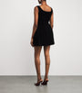 Velvet Embellished Mini Dress