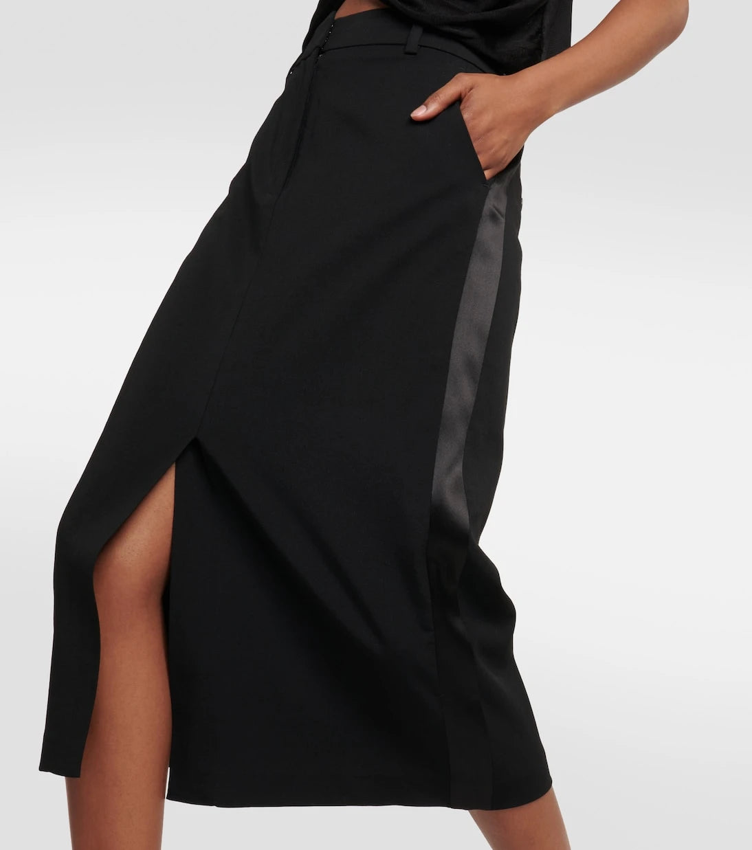 CO - Wool-blend pencil skirt