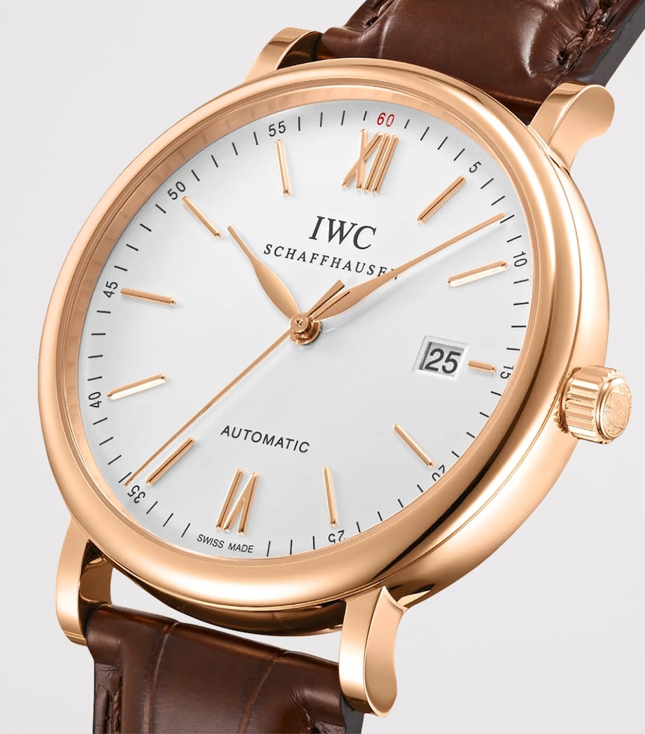 IWC Schaffhausen Rose Gold Portofino Automatic Watch 40mm