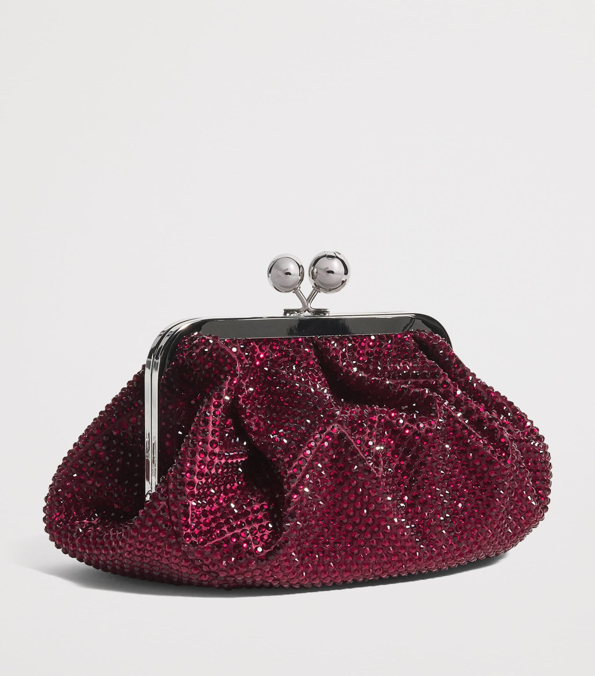Weekend Max Mara Red Medium Embellished Pasticcino Clutch Bag