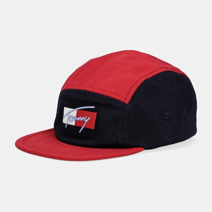 Детска памучна шапка с козирка Tommy Hilfiger