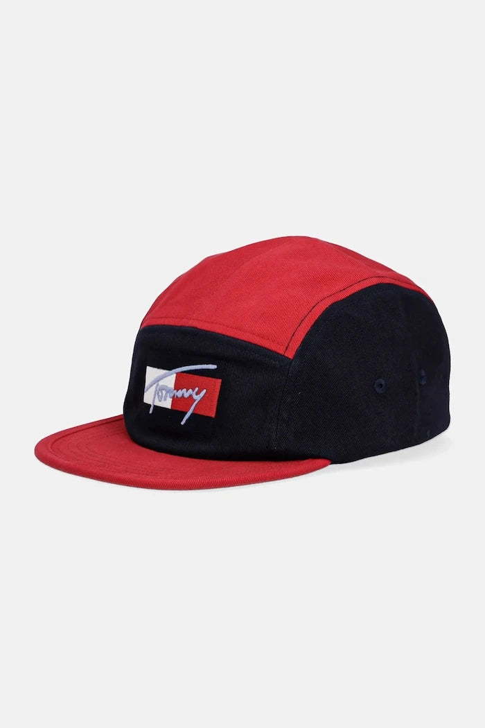 Детска памучна шапка с козирка Tommy Hilfiger