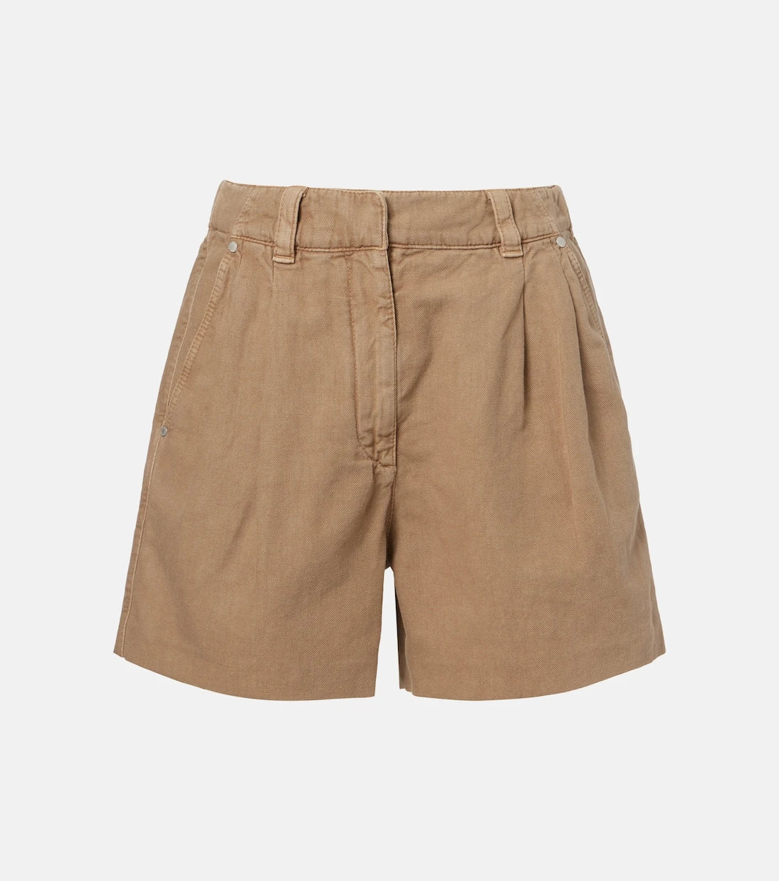 Brunello Cucinelli - Cotton and linen Bermuda shorts