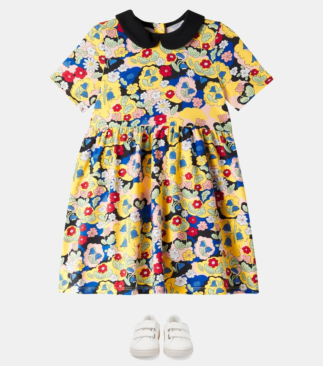 Mini Rodini - Floral cotton-blend dress