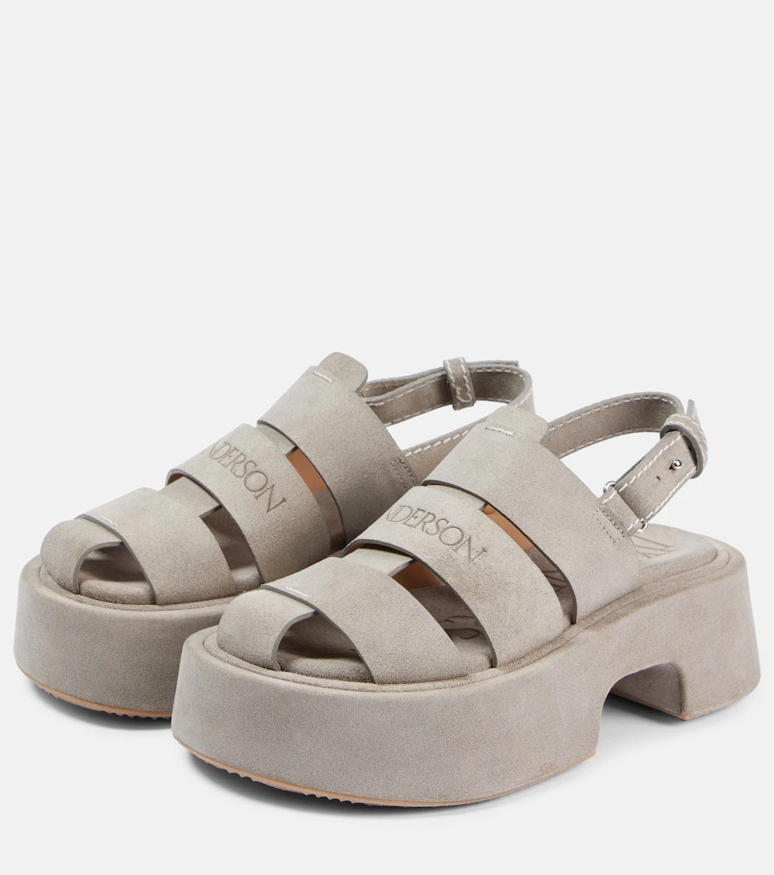 JW Anderson - Fisherman leather platform sandals