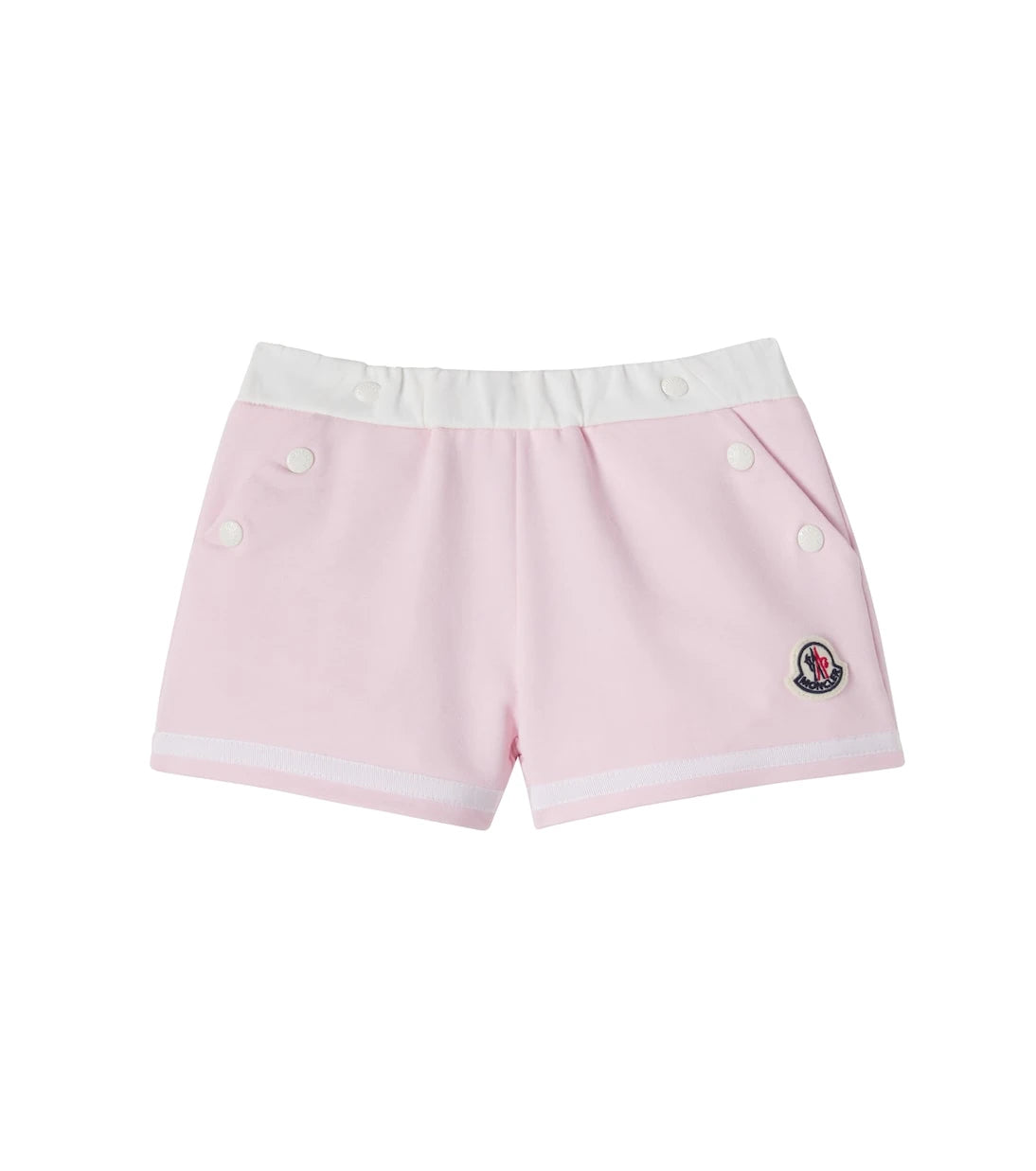 Moncler Enfant - Baby cotton-blend jersey shorts