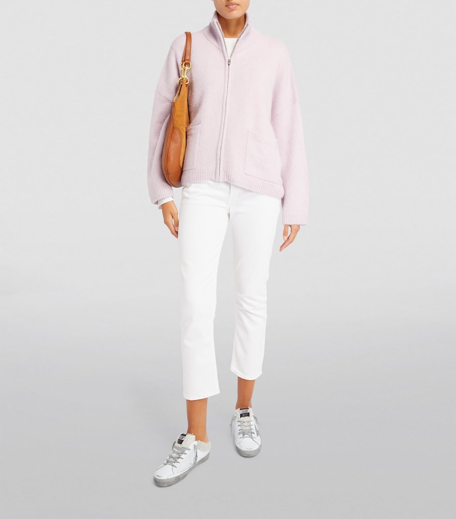 White Shearling Superstar Slip-On Sneakers