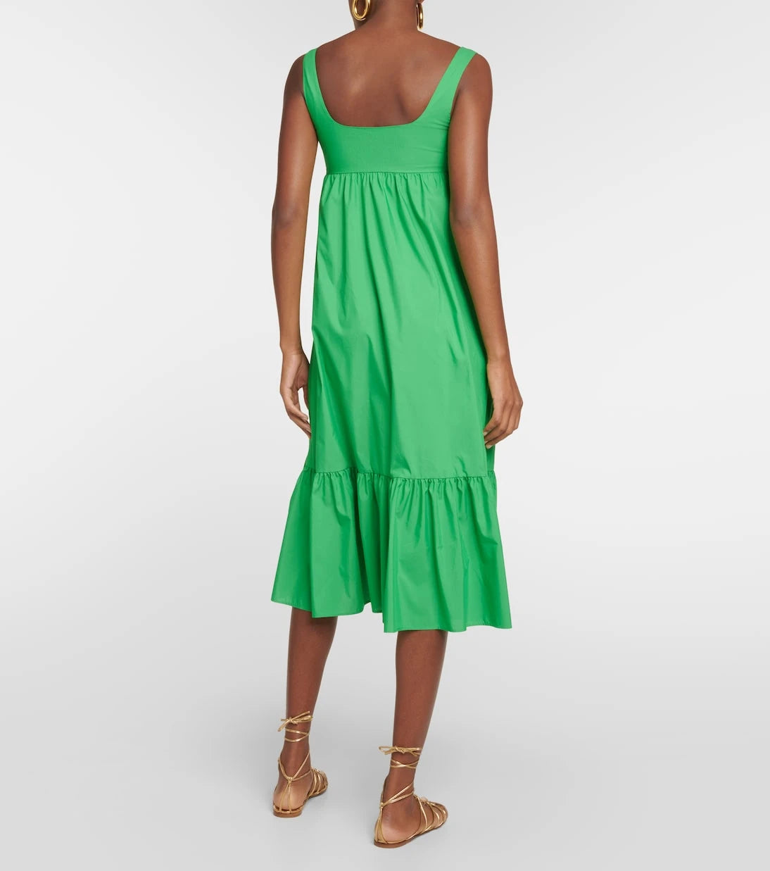 REDValentino - Cotton-blend poplin midi dress