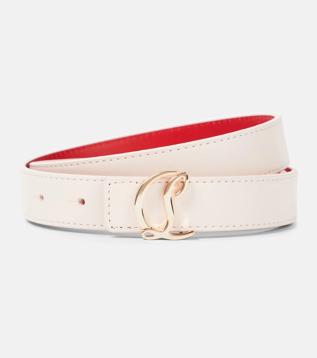 Christian Louboutin - CL Logo leather belt
