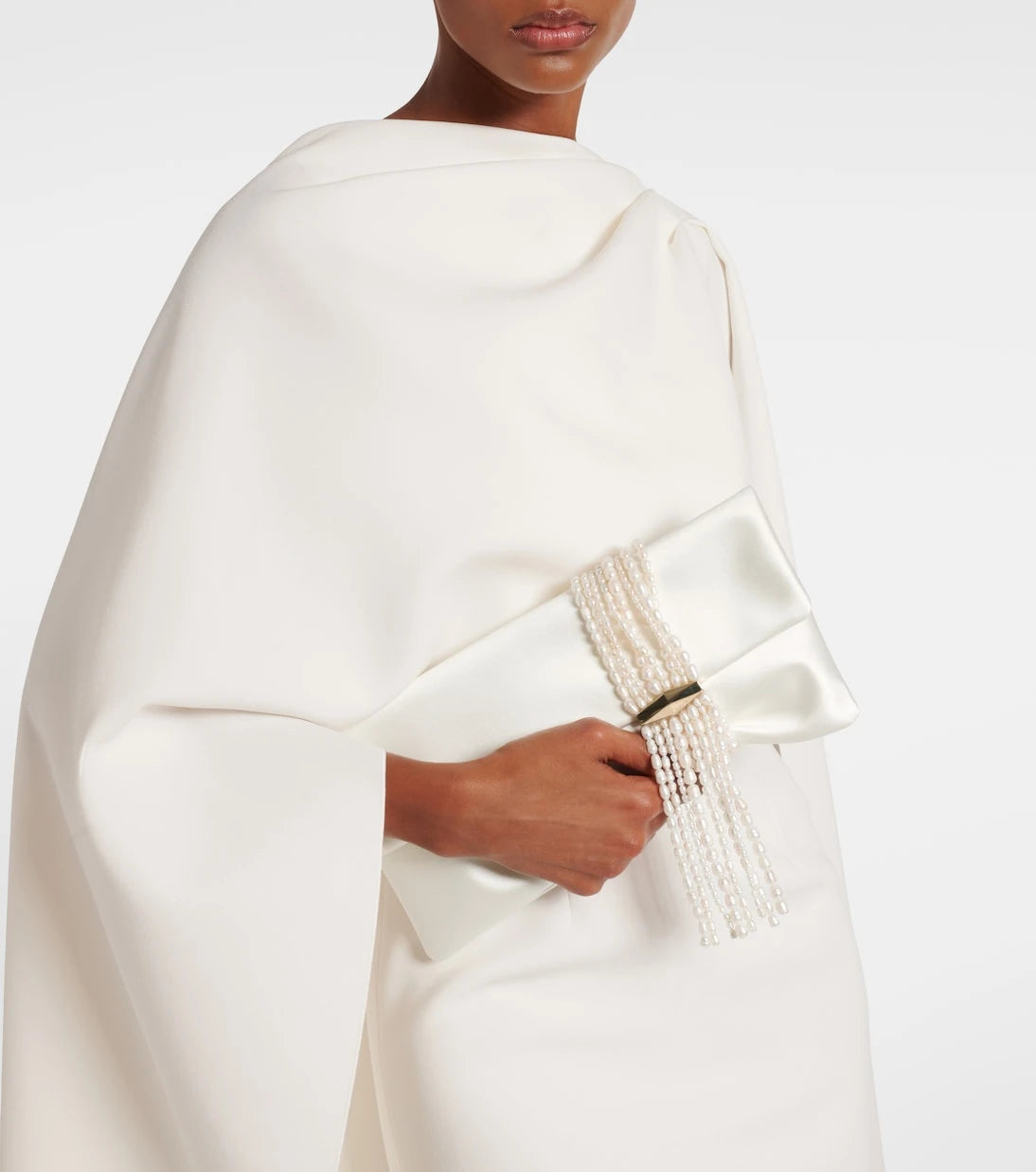Jimmy Choo - Zandra embellished satin clutch