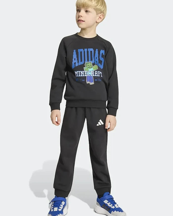 adidas çocuk pamuklu eşofman takımı MINECRAFT