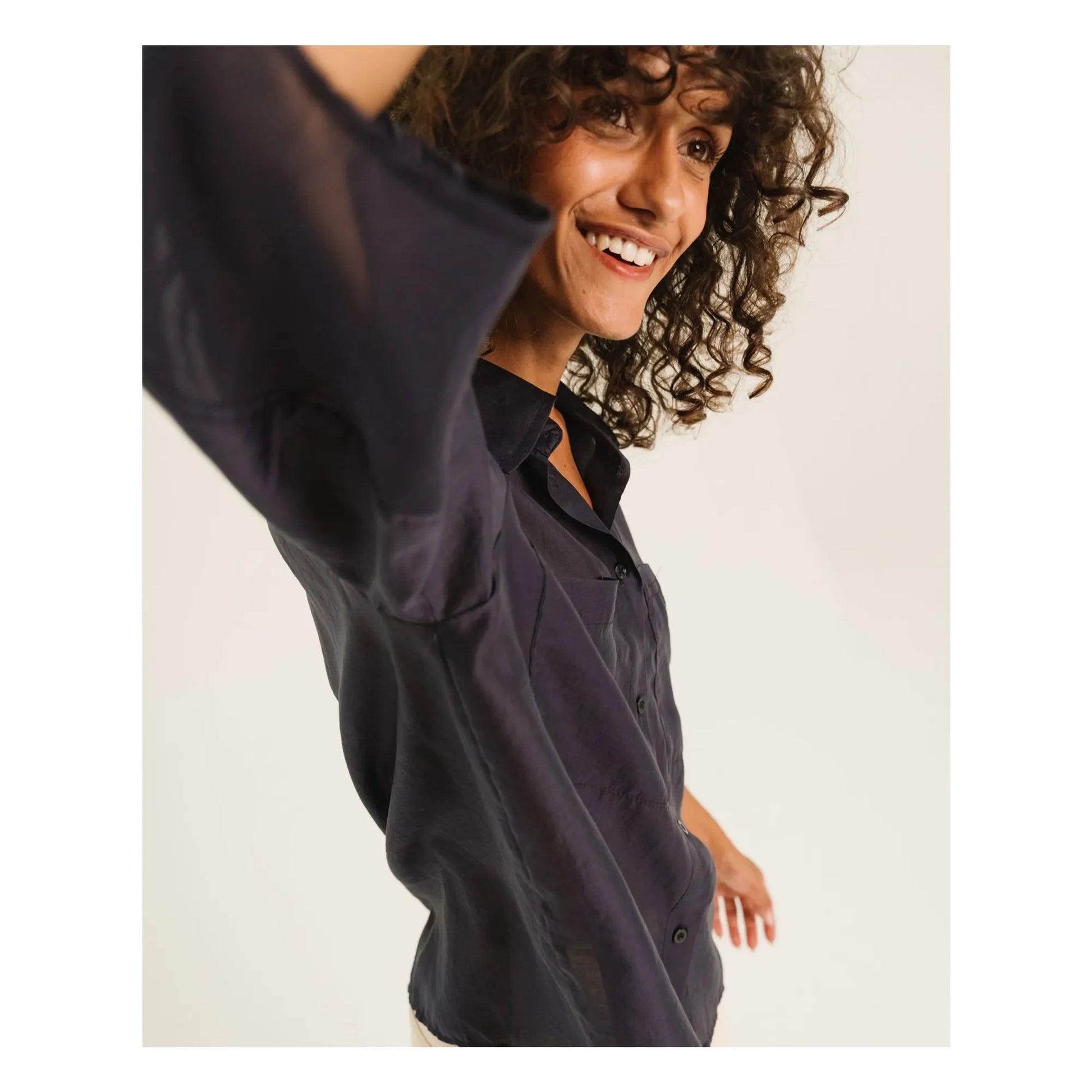 Tinsels - Eather shirt | Midnight blue