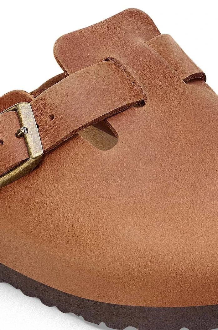 Чехли от набук Birkenstock Boston