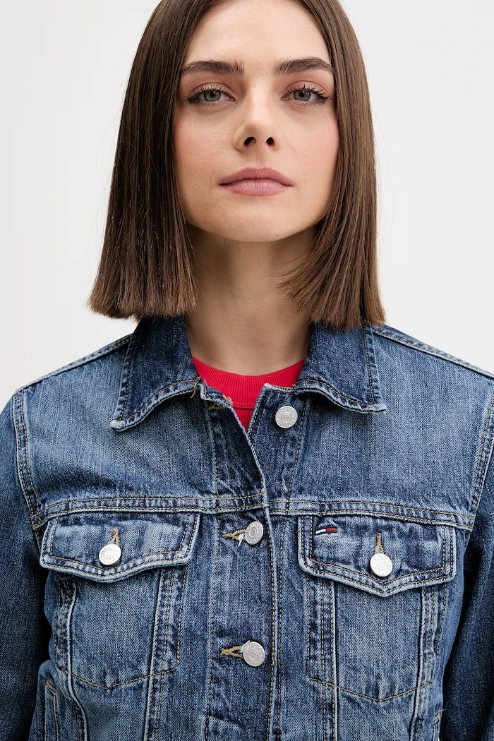 Tommy Jeans geçiş mevsimi kadın denim ceket