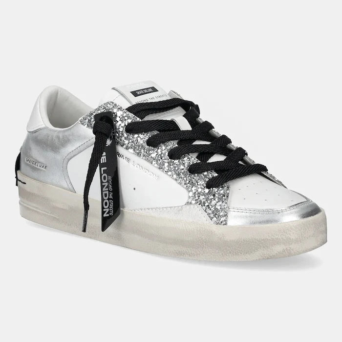 Кожени маратонки Crime London SK8 DELUXE
