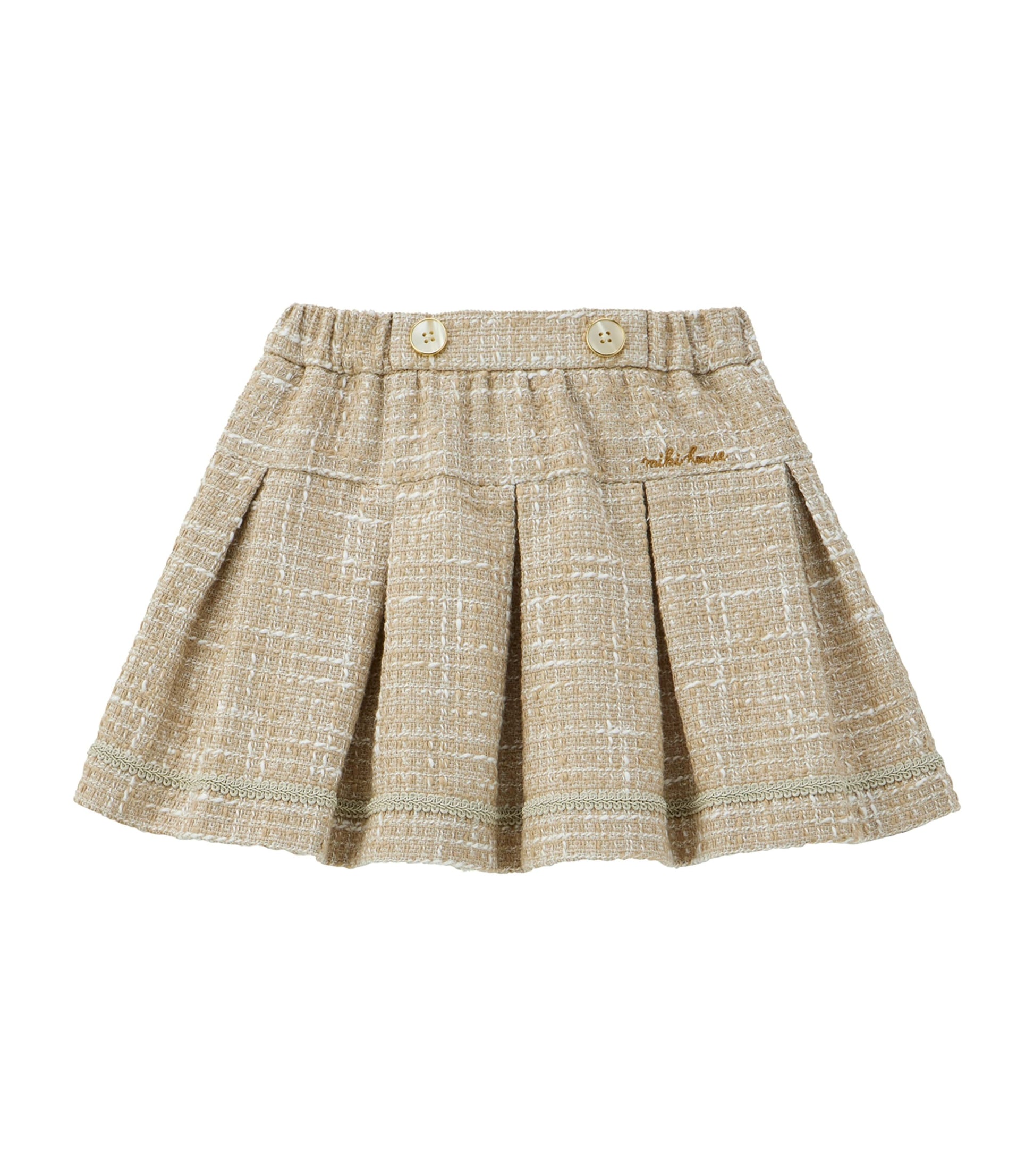 Cotton-Blend Pleated Skirt (3-9 Years)
