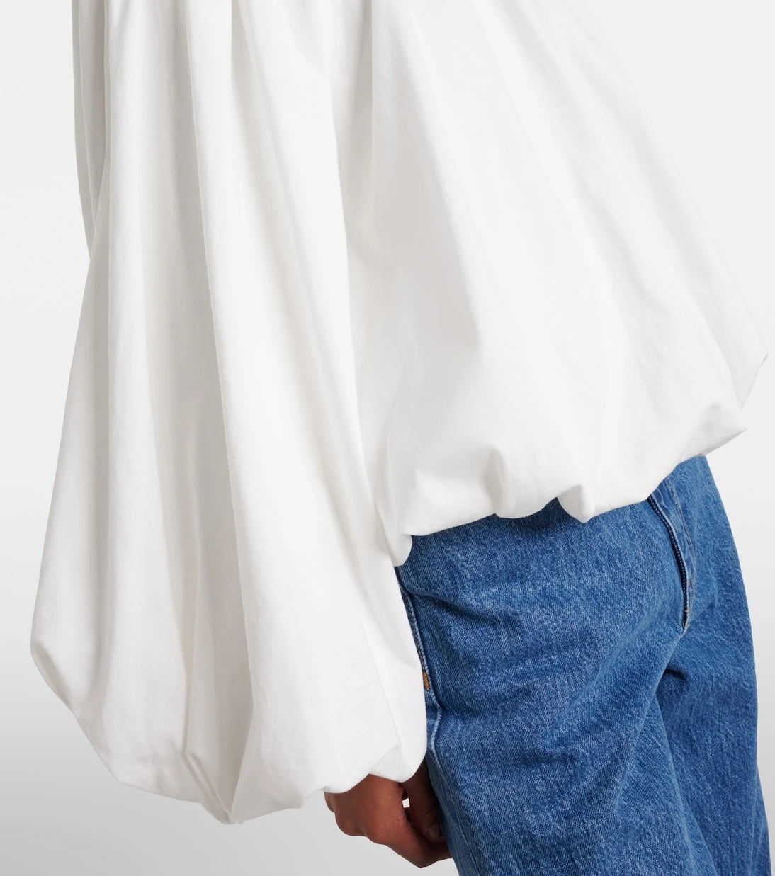 Dorothee Schumacher - Soft Volume cotton poplin off-shoulder top