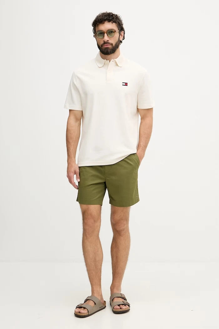 Tommy Hilfiger тениска с яка мъжка от памук