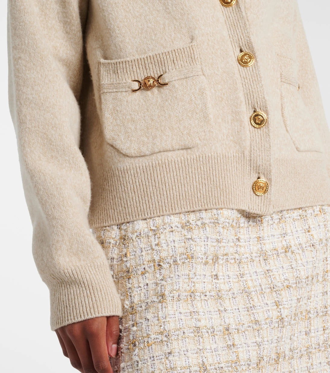 Versace - Wool and cashmere cardigan