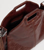 Cracked Leather Miss M Shoulder Bag