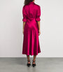 Cinq A Sept Pink Silk Fabbie Midi Dress