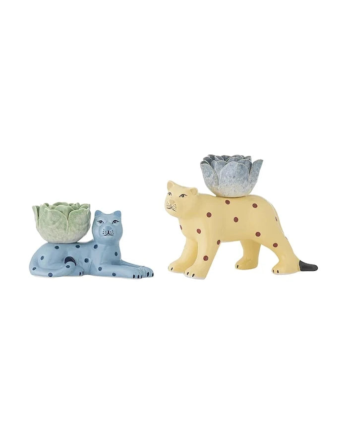 Dekoratif şamdan Bloomingville Rory 18 / 14 cm (2 parça)