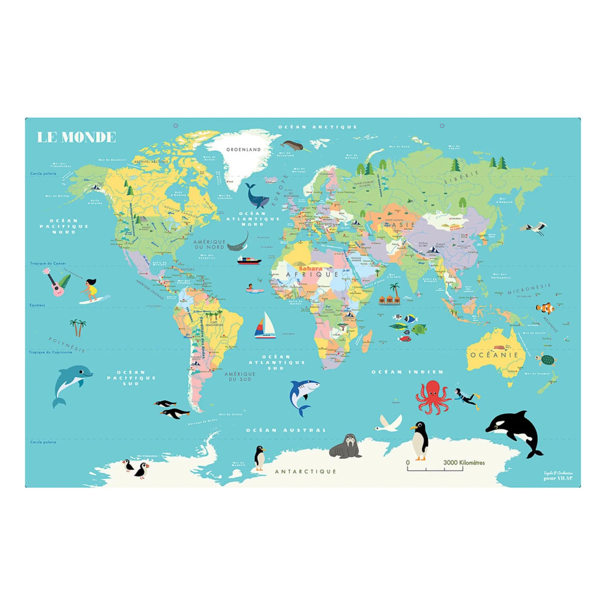 Vilac - Magnetic Map of France - Ingela P.Arrhenius