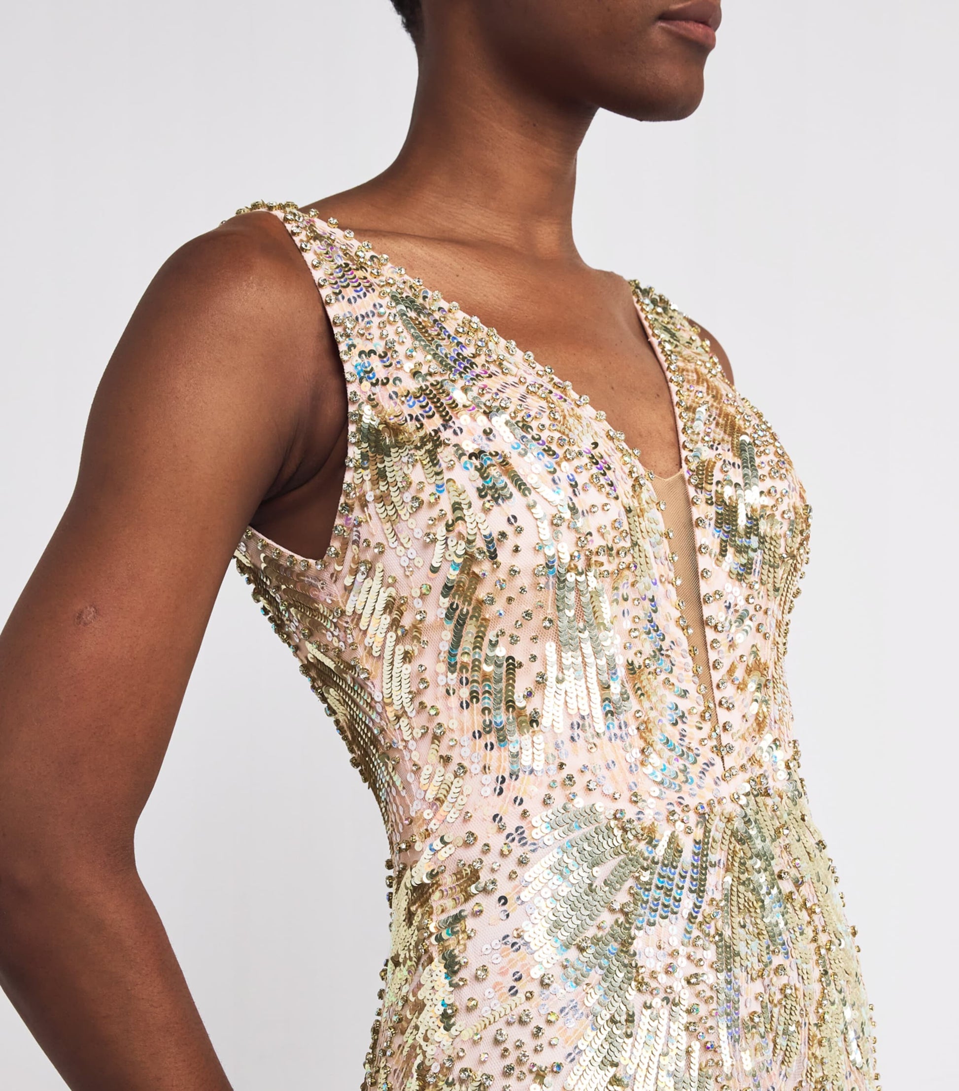 Jenny Packham Multi Embellished Marion Gown