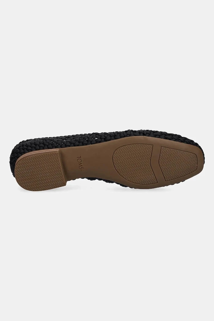 Балеринки Toms BLACK WOVEN BASKET