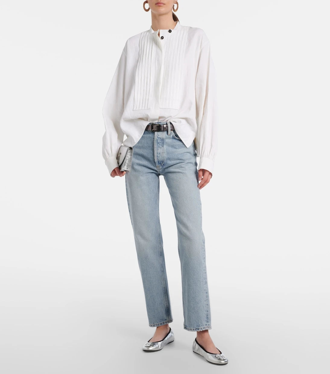 Tory Burch - Reva Travel leather ballet flats