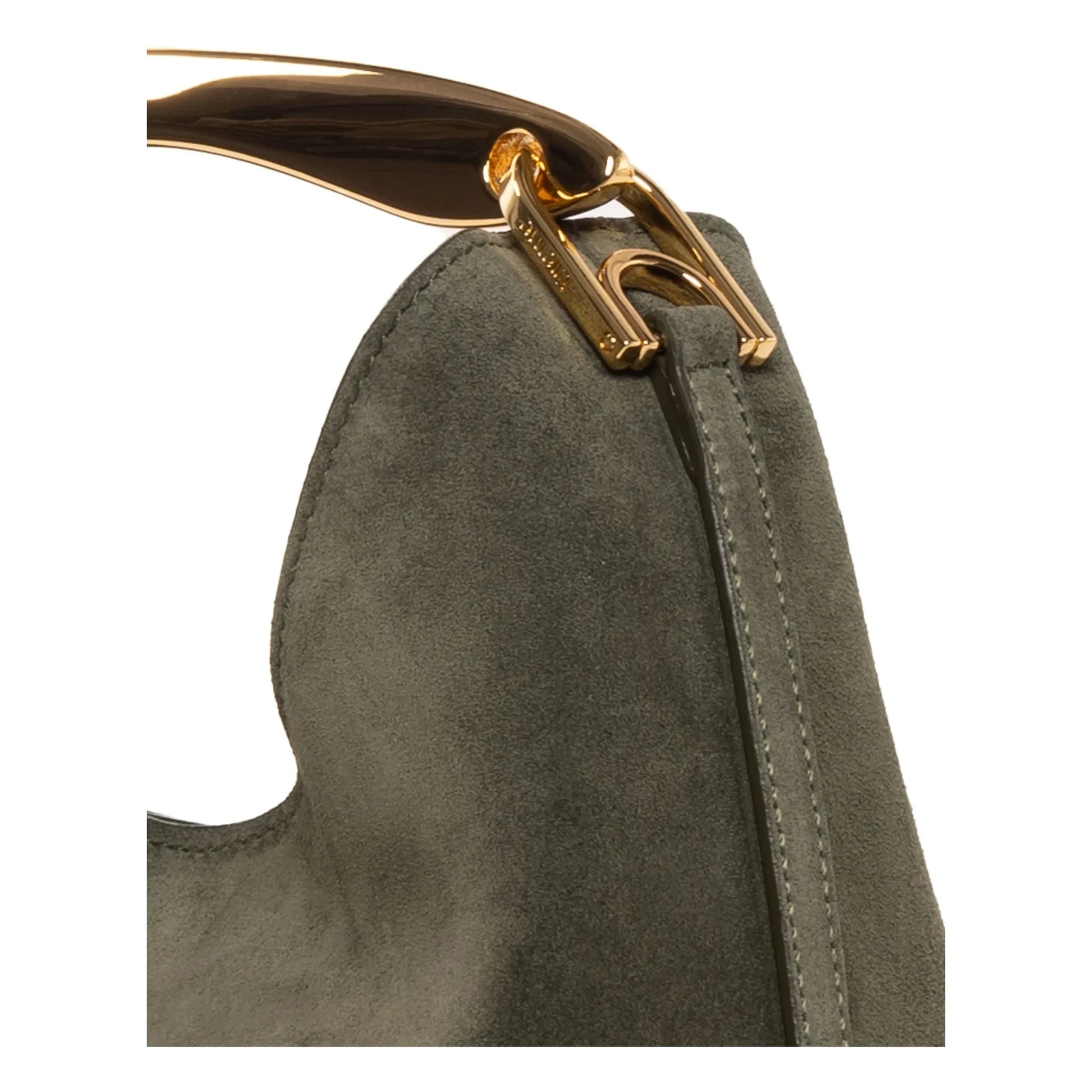 Elleme - Small Boomerang bag Grainy leather | Khaki